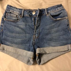 forever 21 denim shorts